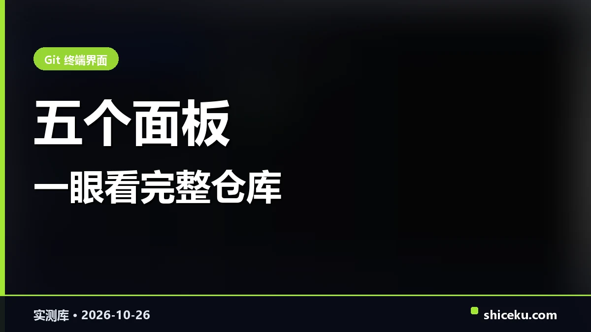 lazygit 的实测封面