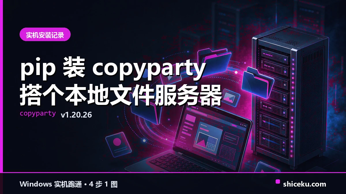 copyparty 的实测封面