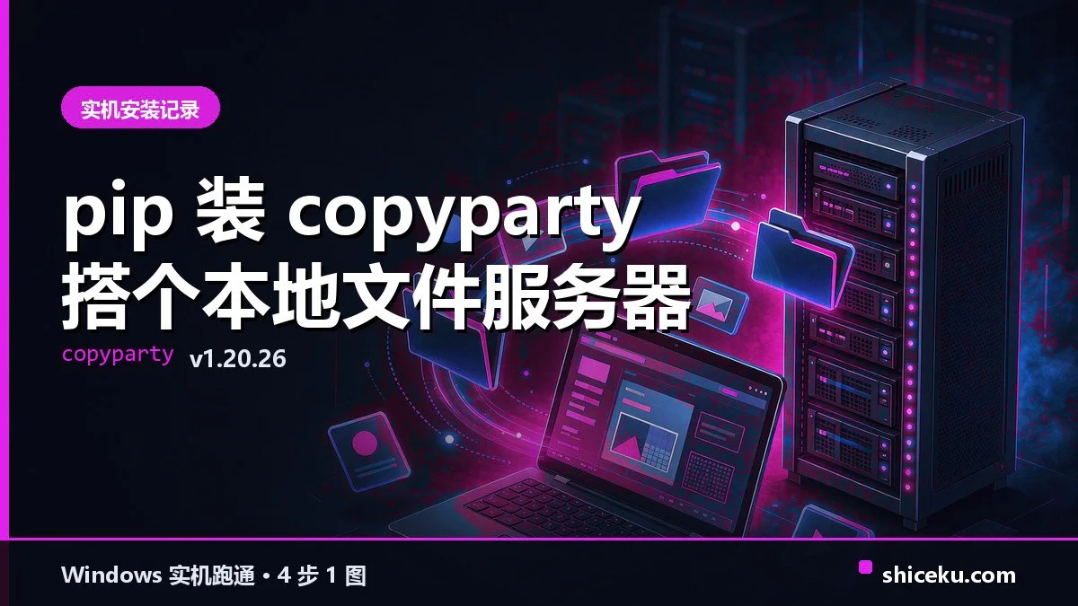 copyparty 的实测封面