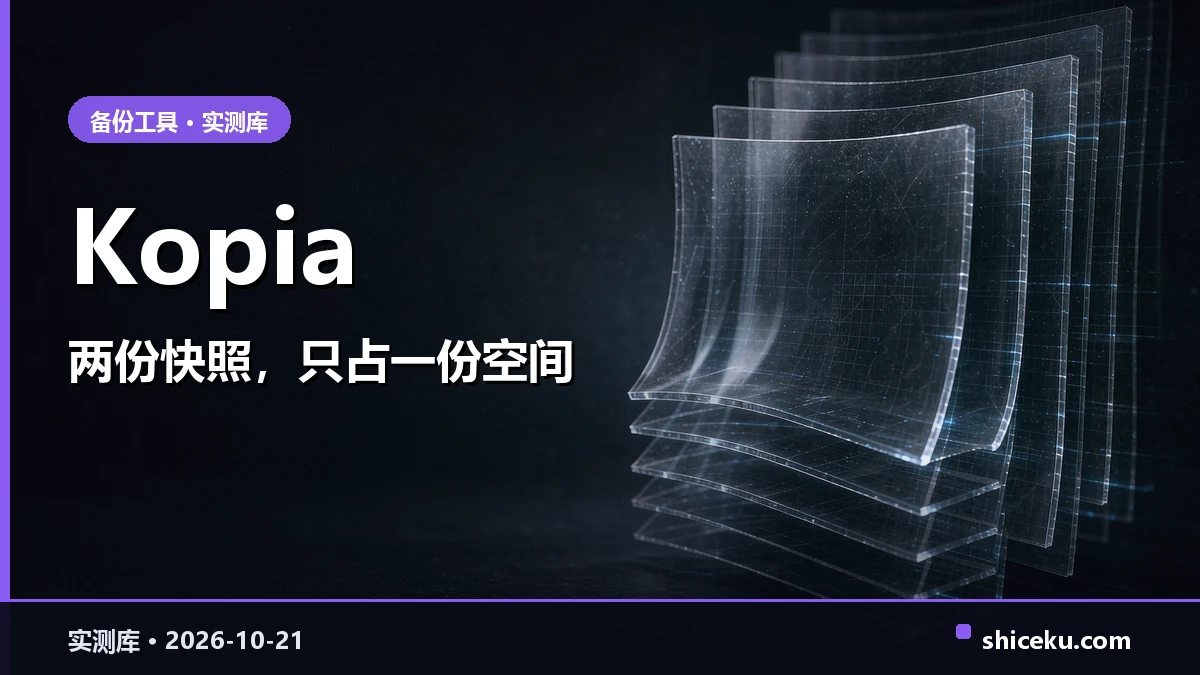 kopia 的实测封面