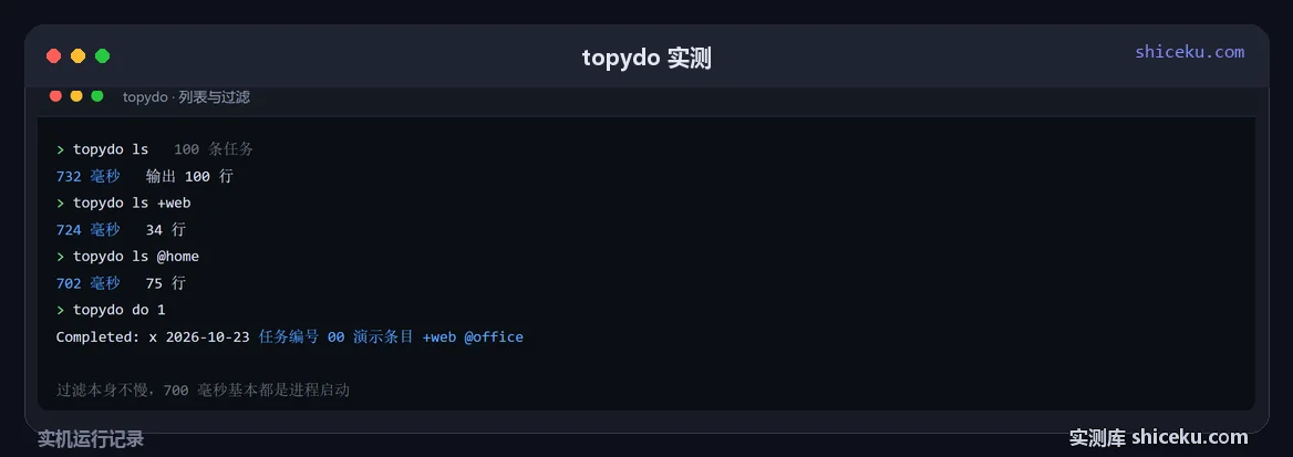 Watson:列表与两种过滤的实测截图