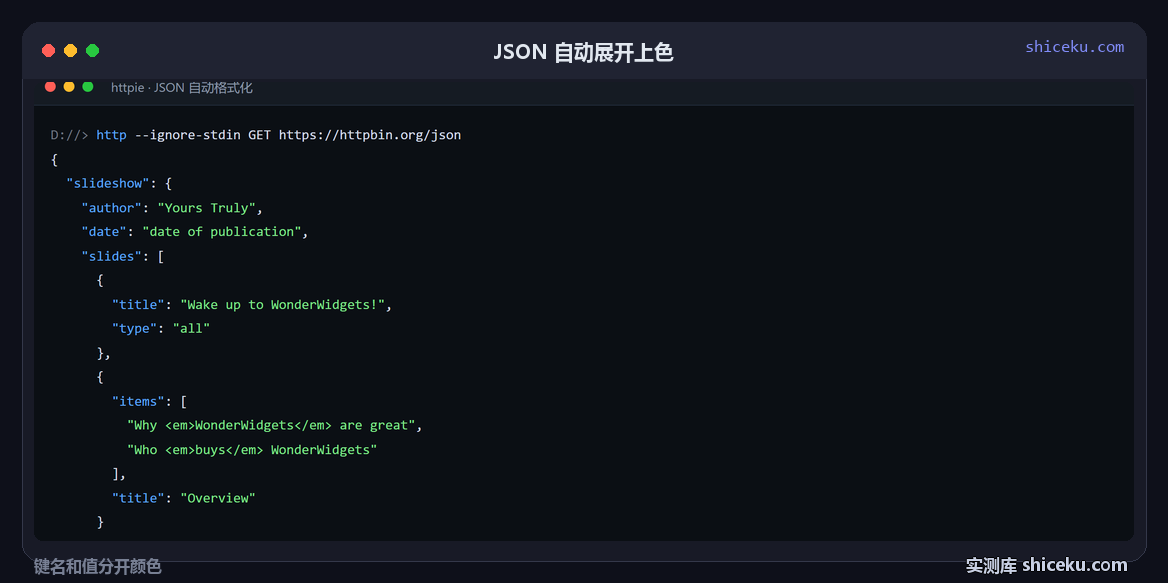 cli:发一个 GET的实测截图